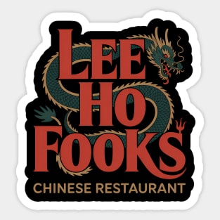 lee ho fooks chinese restaurant Sticker